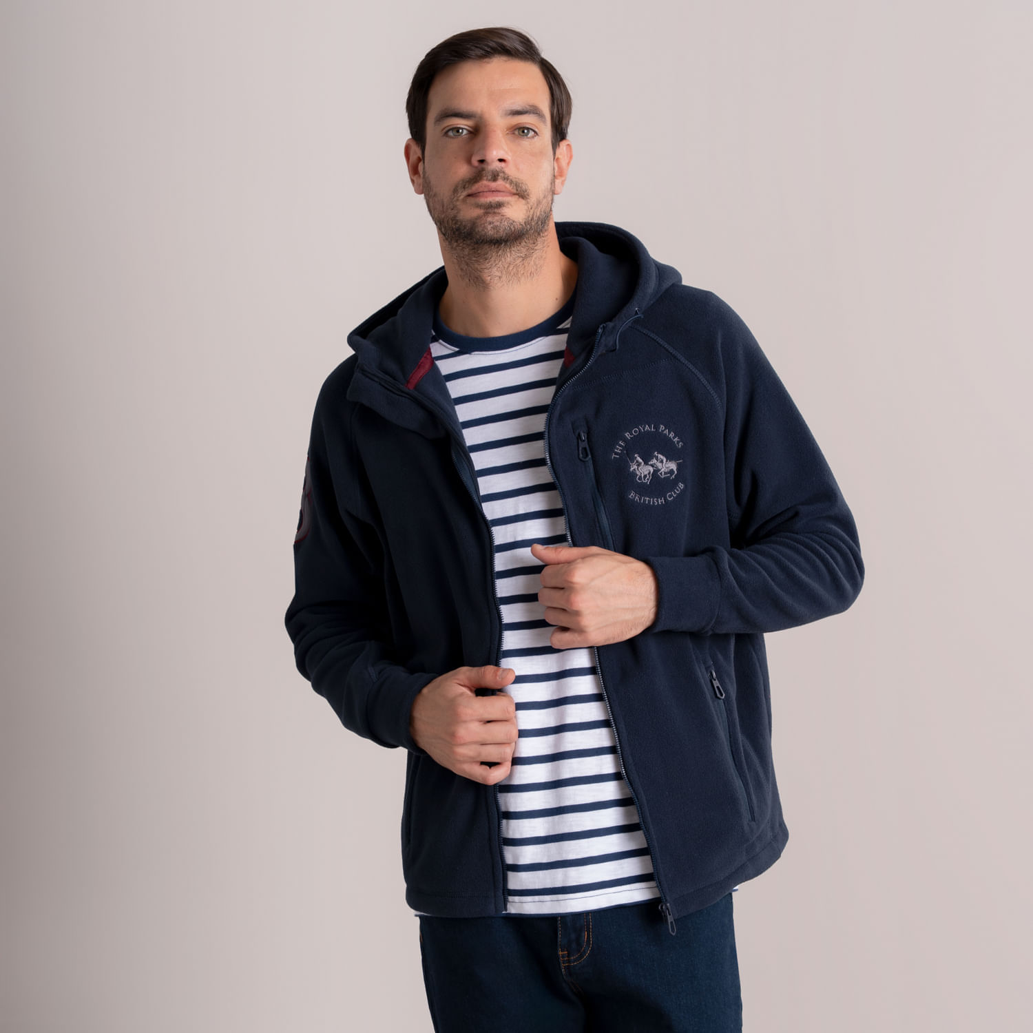 Polera Hombre Hoodie Polar The Royal Parks