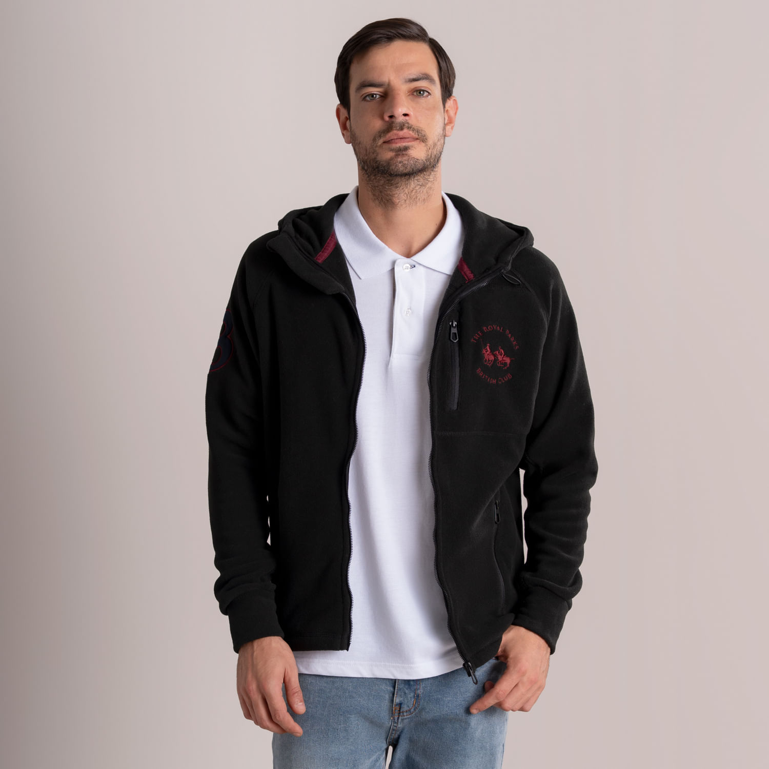 Polera Hombre Hoodie Polar The Royal Parks