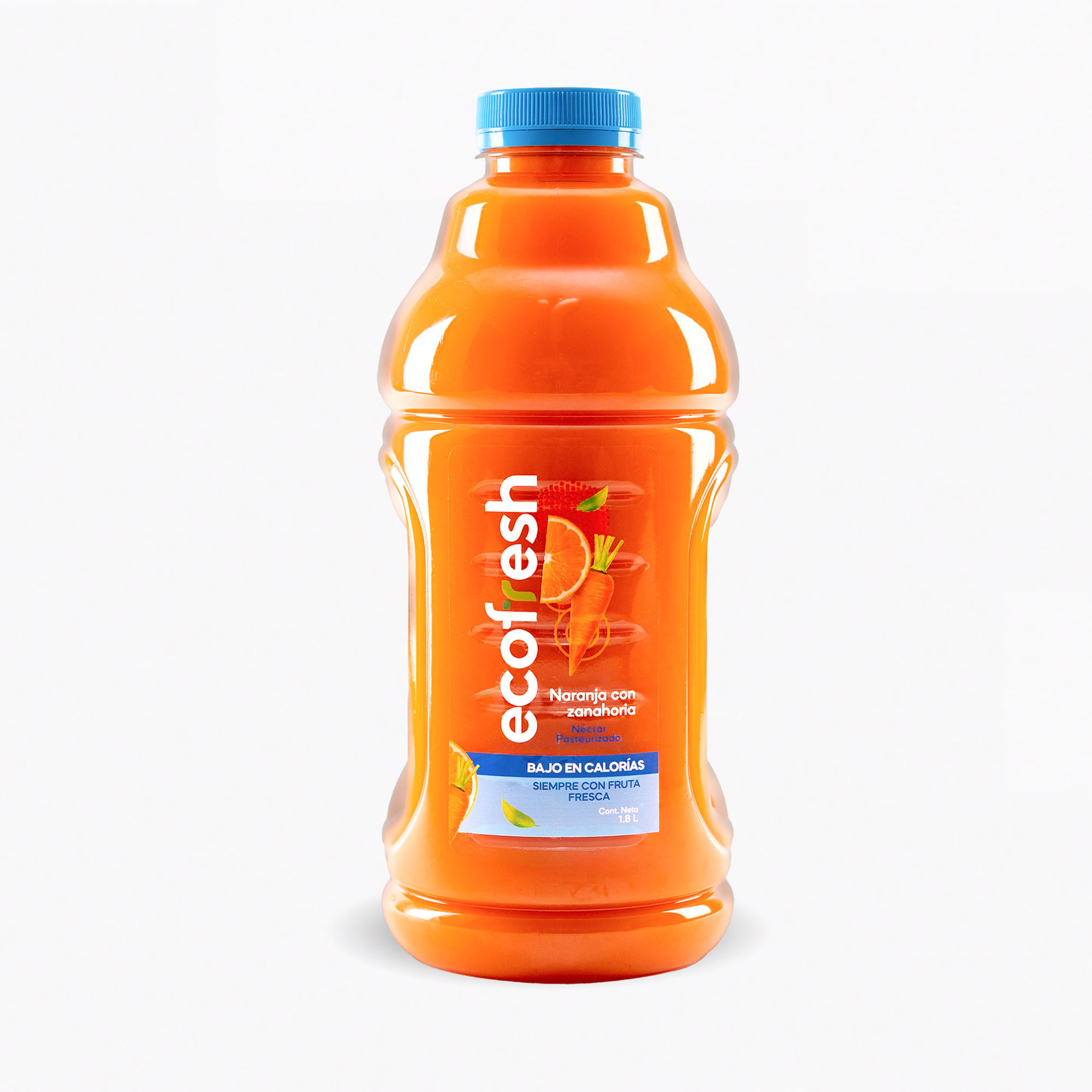 Néctar Naranja con Zanahoria ECOFRESH Botella 1.8L