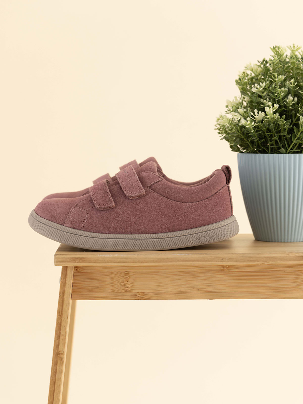 ZAPATILLA PARA NIÑA CUERO HOBART ROSADO HUSH PUPPIES