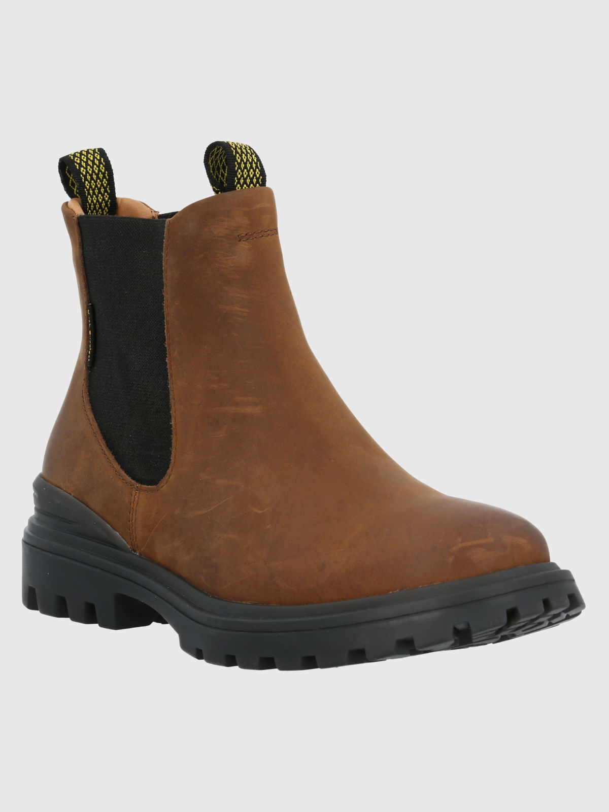 BOTÍN PARA MUJER CUERO ONE AND ONLY MARRÓN OSCURO HUSH PUPPIES