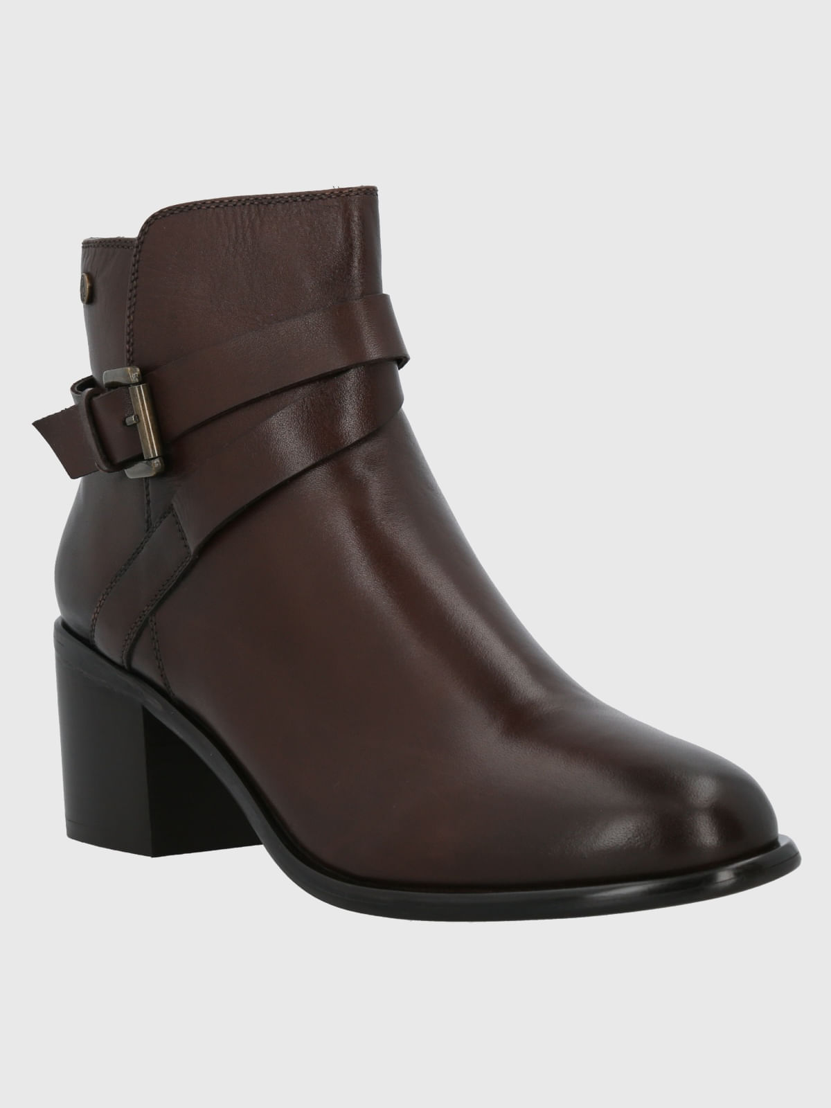 BOTÍN PARA MUJER CUERO AMANDA MARRÓN HUSH PUPPIES