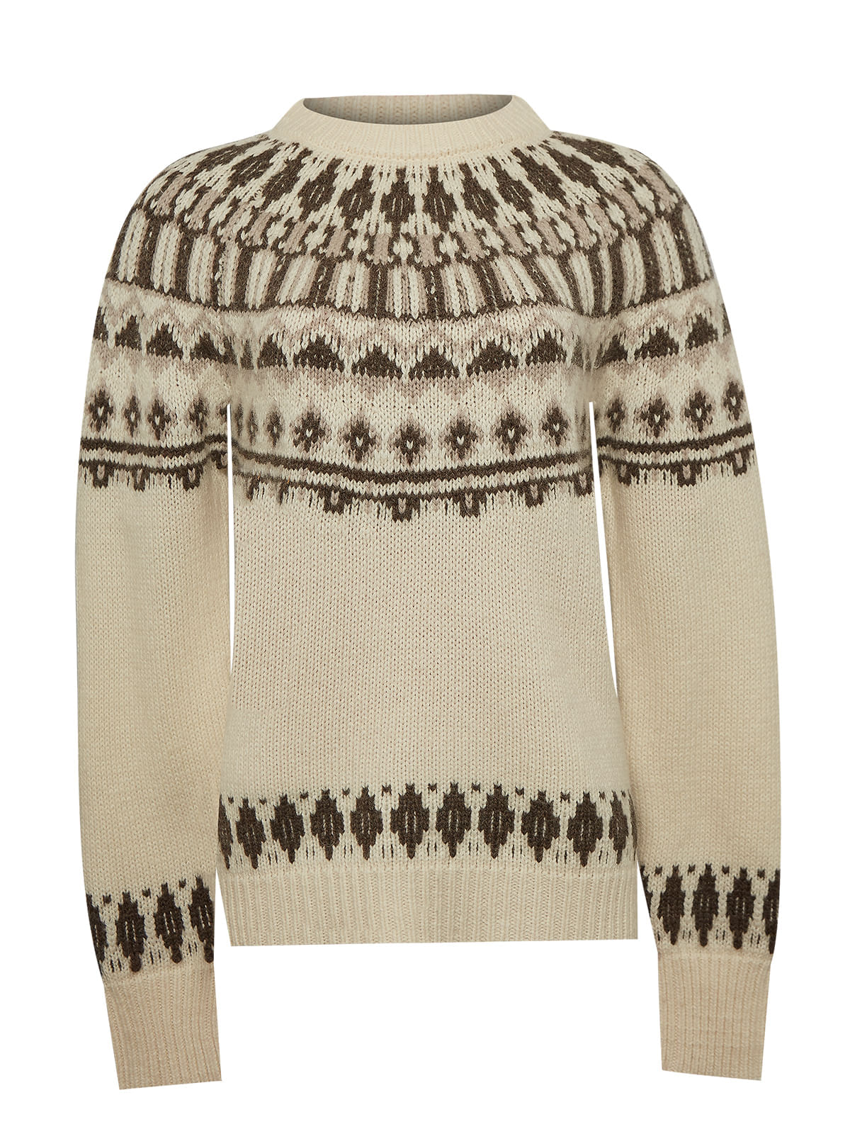 CHOMPA PARA MUJER NYLON/LANA FOGGIA BLANCO ROCKFORD