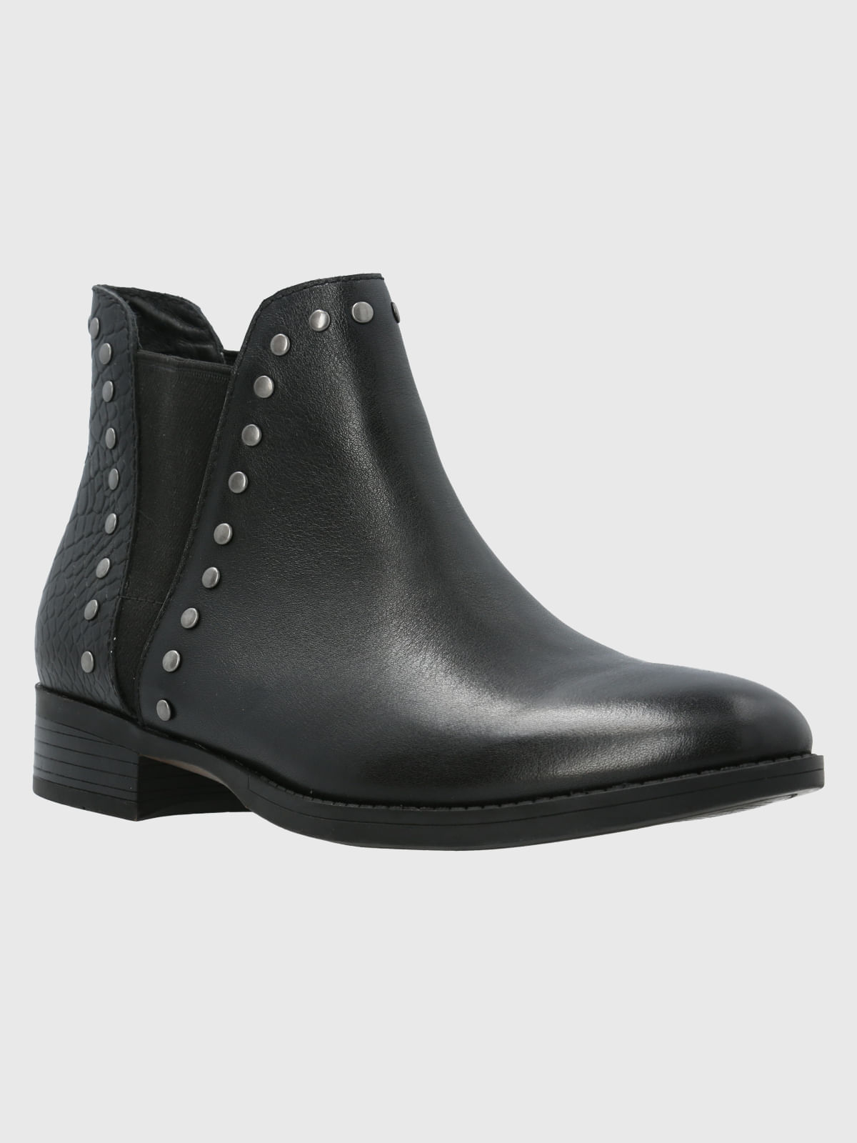 BOTÍN PARA MUJER CUERO ALVA NEGRO HUSH PUPPIES