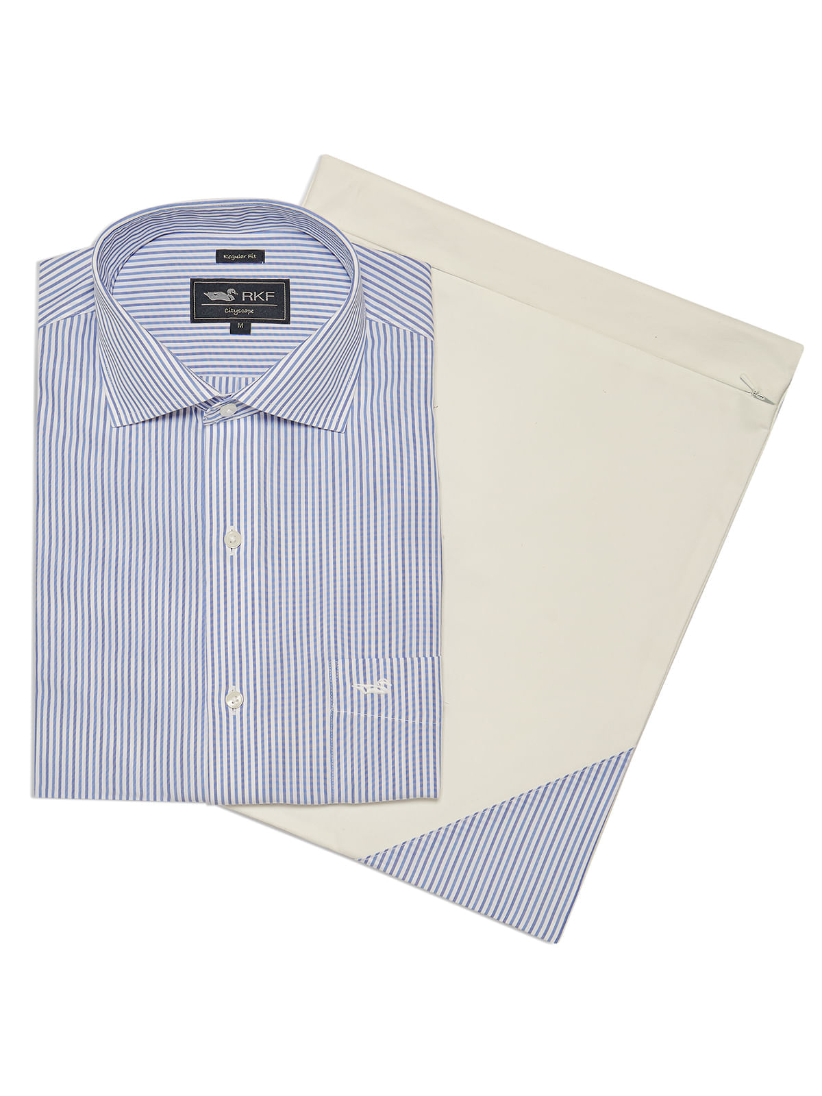 Camisa Manga Larga Para Hombre Algodón Wf Pc Blanco Rockford