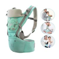 Canguro Para Bebé Ergonómico Ballena 3 en 1 Turquesa