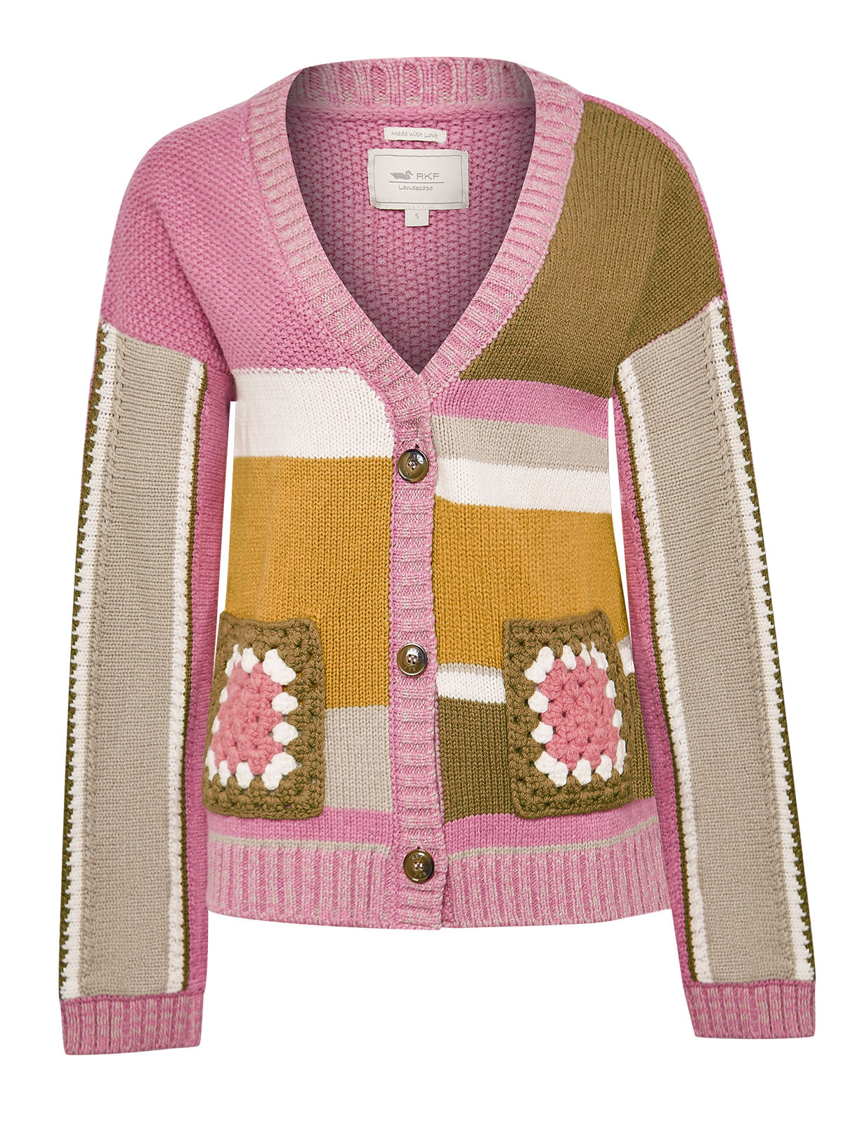 CHOMPA PARA MUJER LANA MERCEDARIO ROSADO ROCKFORD