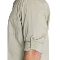 Camisa Manga Larga Para Hombre Algodón Orgánico Galiton Verde Rockford