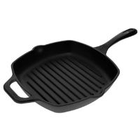 Sartén de Hierro Fundido Esmaltado Rectangular Tipo Grill 25 cm - 55145003