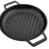 Sarten Hierro Fundido Red.Precurado Doble Asa Grill 10/25 Cm - Victoria - MEGA IMPORT