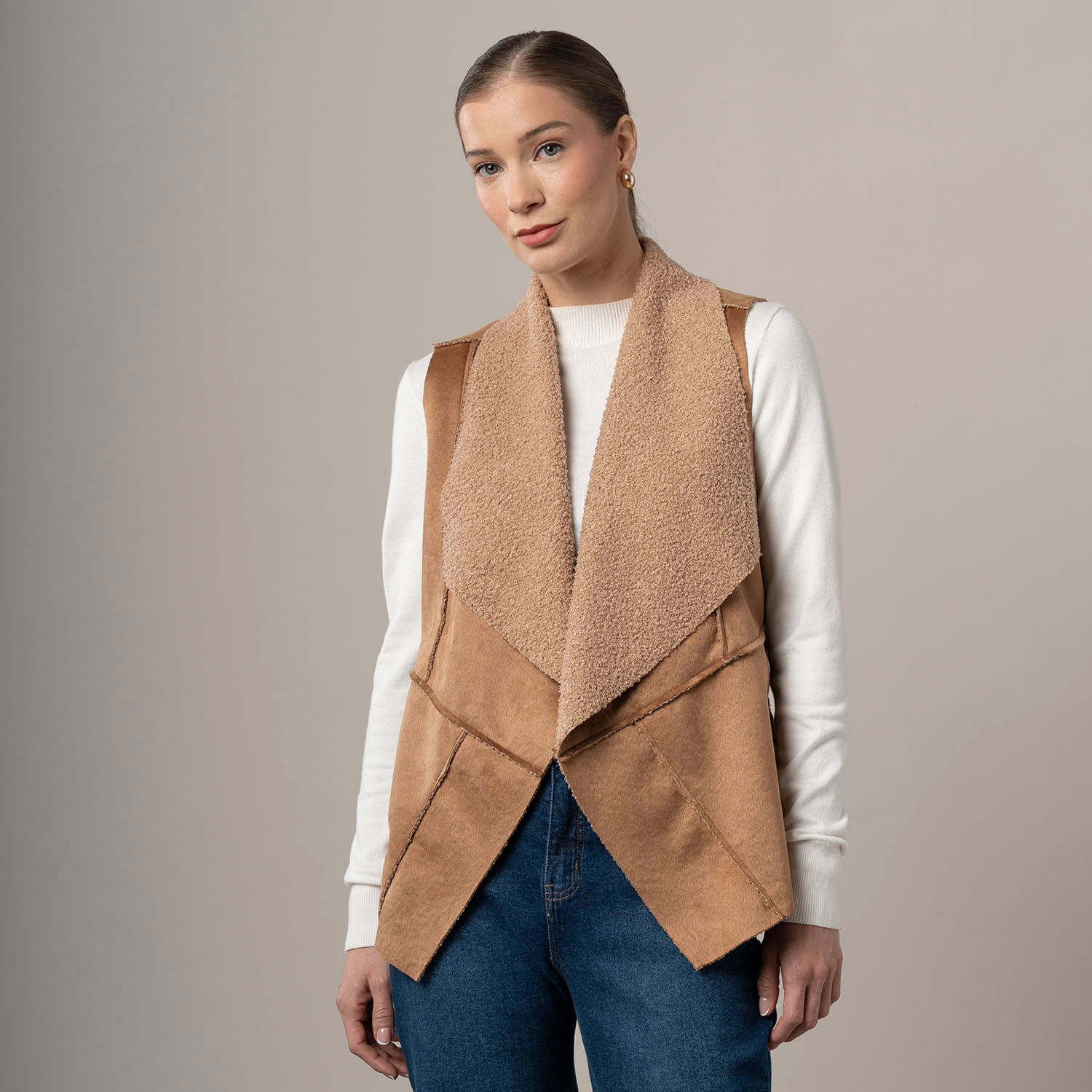 Chaleco Mujer Madison Boucle