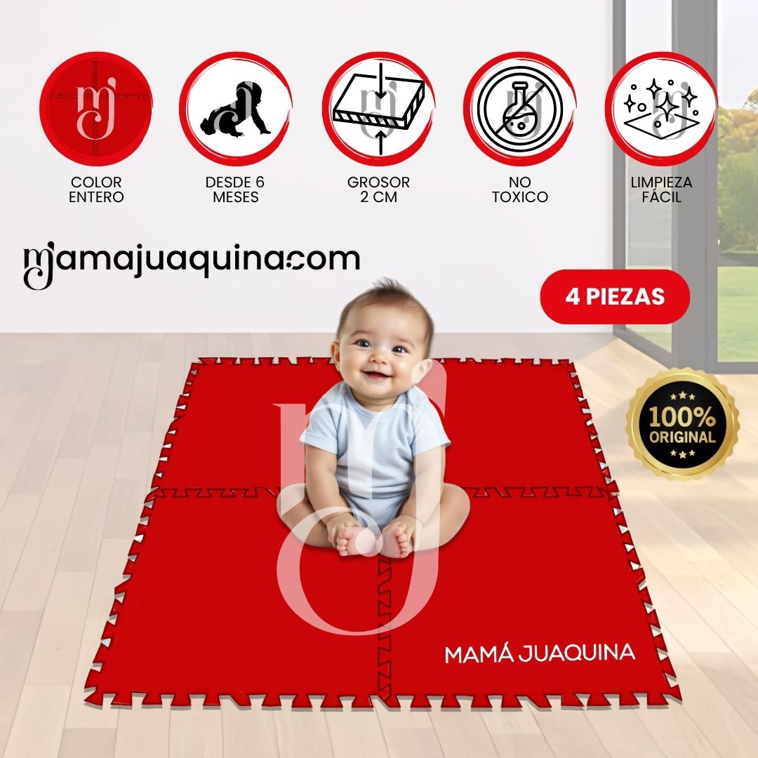Piso Didáctico «COLOR FLOORY» 2.0cm Rojo