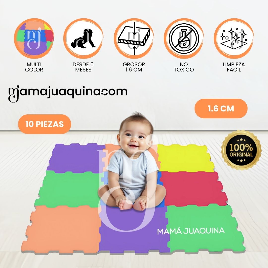 Piso Didáctico «PLAYGROUND DELUXE» 1.6cm Multicolor