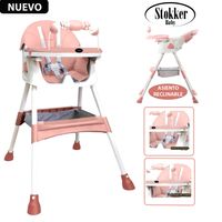 Silla de Comer VENUS Reclinable Rosado