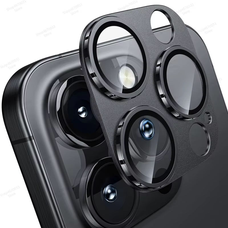 PROTECTOR DE CAMARA IPHONE 16 PRO - 16 PRO MAX - BLACK