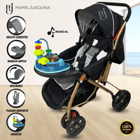Coche Cuna «SHABERT GOLD» Azul Oscuro - copy