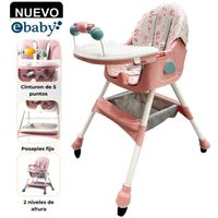 Silla de Comer con Ruedas LULU Rosado