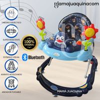 Andador Musical «HAPPY PENGUIN II» con Bluetooth Azul