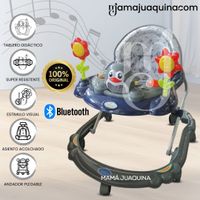 Andador Musical «HAPPY PENGUIN II» con Bluetooth Gris