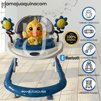 Andador Musical «CHICKIE» con Bluetooth Azul