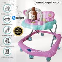 Andador Musical «CUTE MONKEY» con Bluetooth Menta