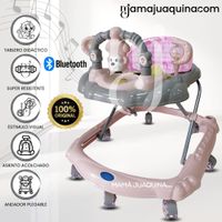 Andador Musical «CUTE MONKEY» con Bluetooth Rosado