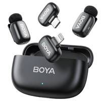 BOYA Mini-12 Micrófono Inalámbrico USB-C Lightning Para iPhone Android