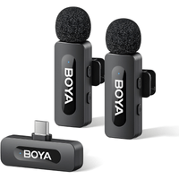 BOYA BY-V20 V2 Micrófono Inalámbrico USB-C Para Android Grabación Móvil