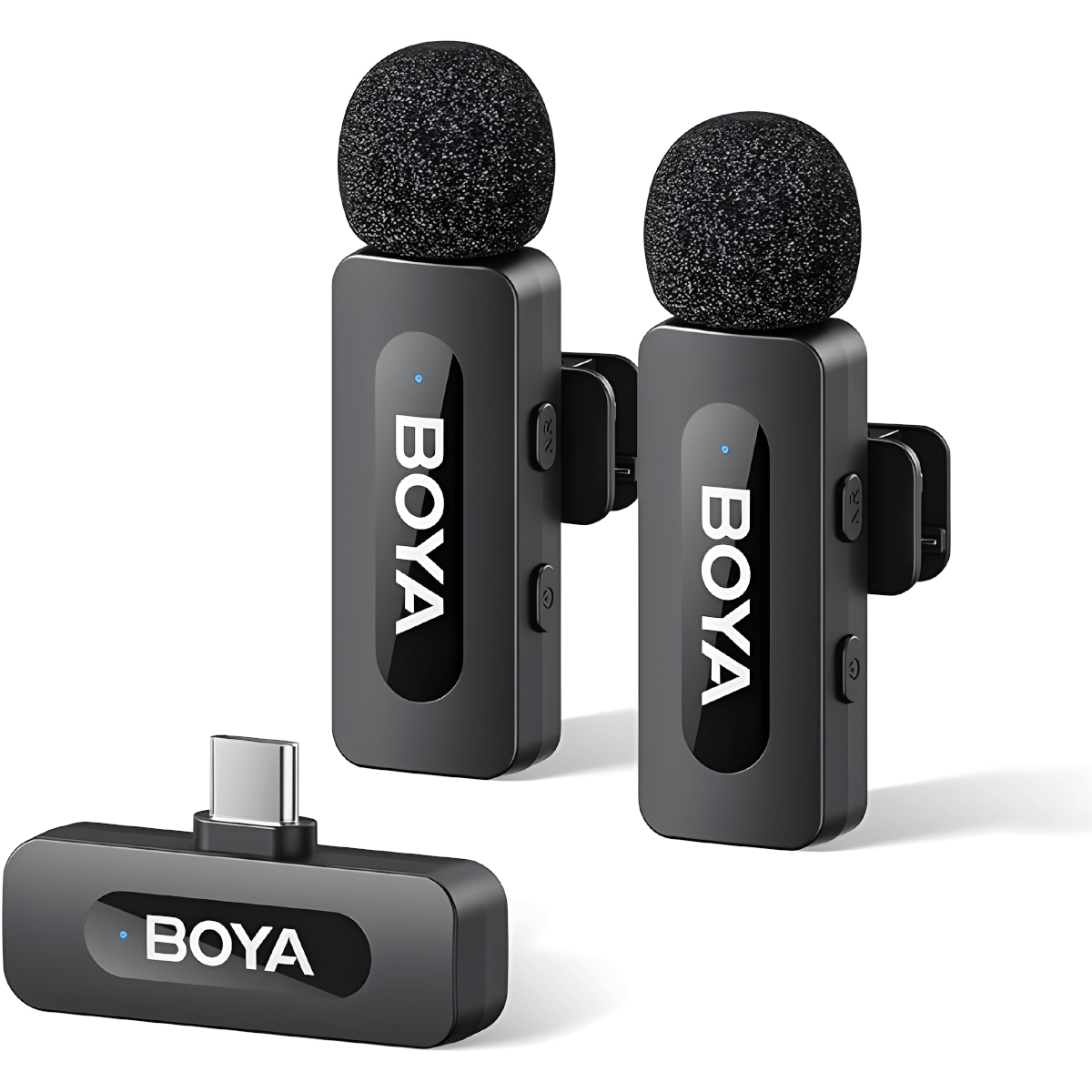 BOYA BY-V20 V2 Micrófono Inalámbrico USB-C Para Android Grabación Móvil