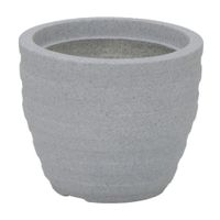 Maceta con Plato Tramontina Inca 24cm Marmol
