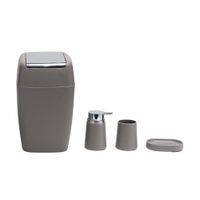 Pack Papelera + Jabonera Líquida + Jabonera + Vaso Orange