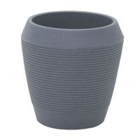 Maceta con Plato Tramontina Egipcio 39cm Grafito