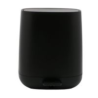 Papelera Black Mate 4L con pedal + caída lenta Orange