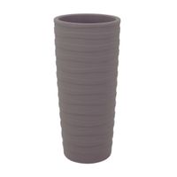 Maceta con Plato Tramontina Grego 80cm Concreto