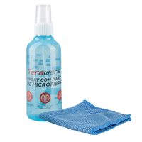Kit de limpieza Teraware para Laptop/Tablets/Smartphone 100ml, incluye paño de microfibra