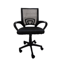 Silla de Escritorio Giratorio Negro MC403
