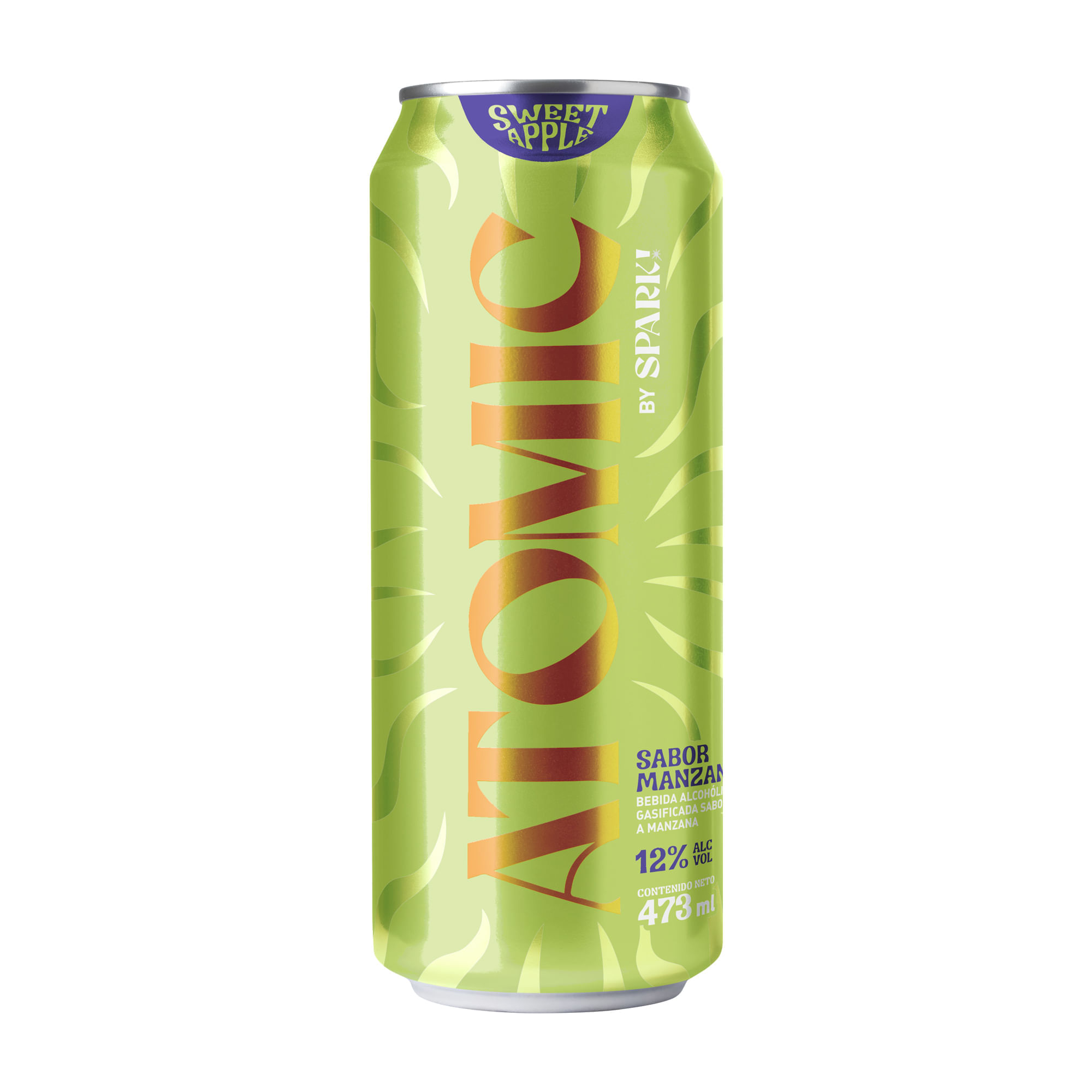 Ready To Drink (RTD) ATOMIC Spark Manzana Lata 473ml