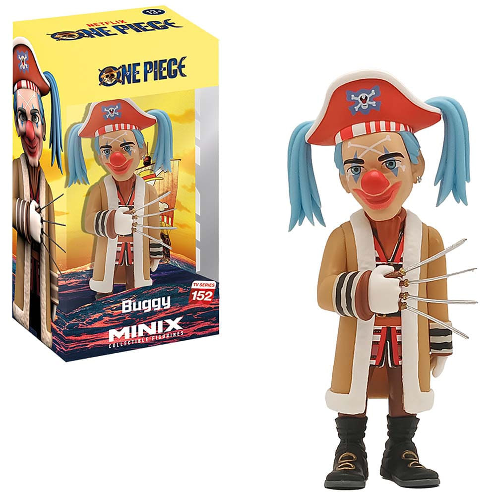 Figura coleccionable de Buggy One Piece MINIX 12cm