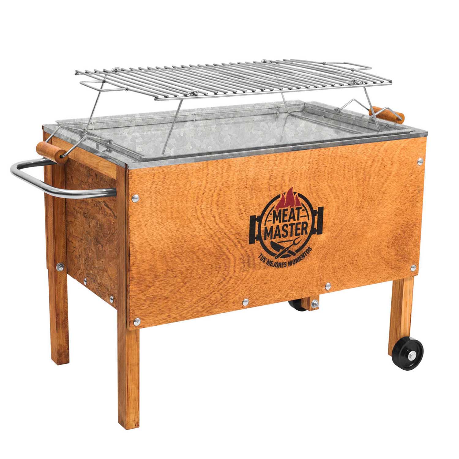 Caja China Master Mediana + Parrilla de Varillas Galvanizada + Funda