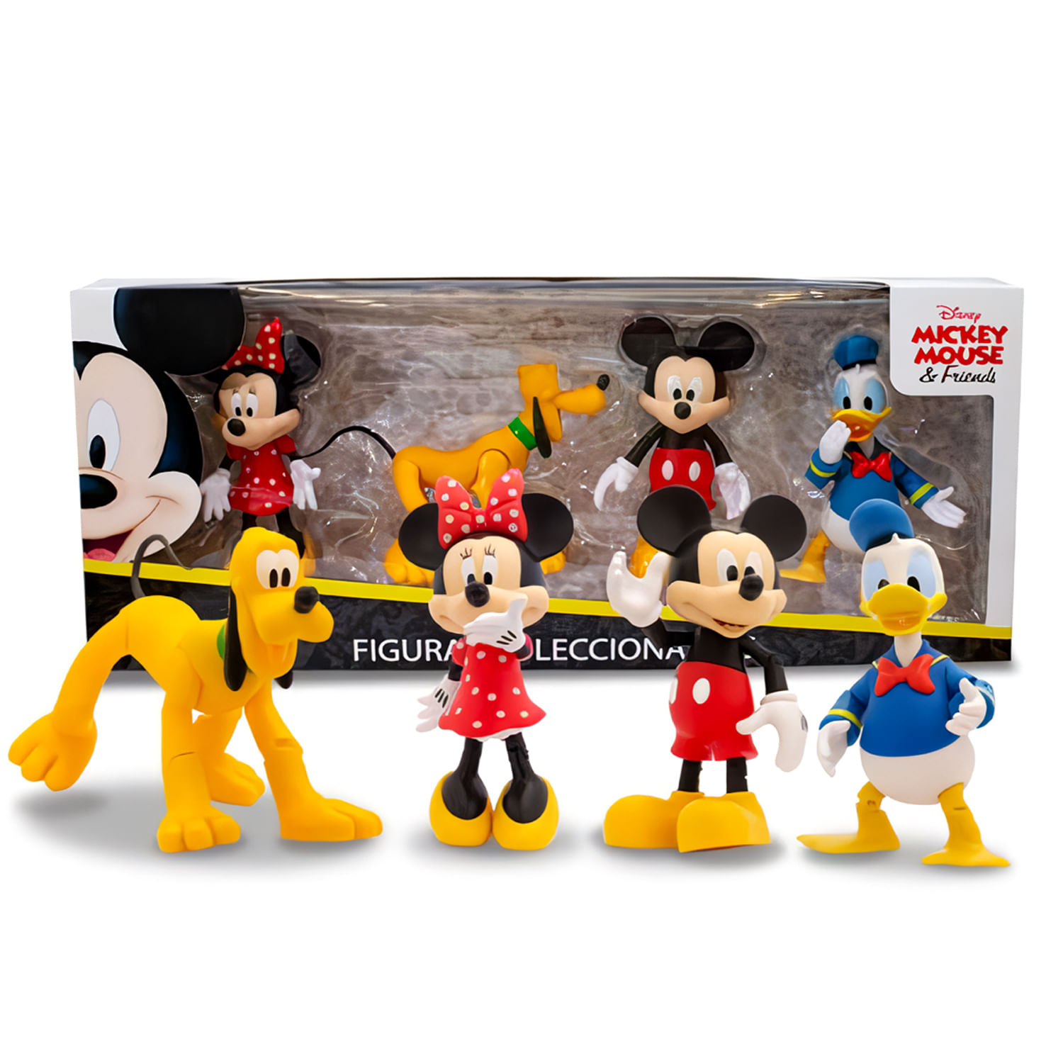 Set de Figuras Articulables Mickey Mouse y sus Amigos MM14