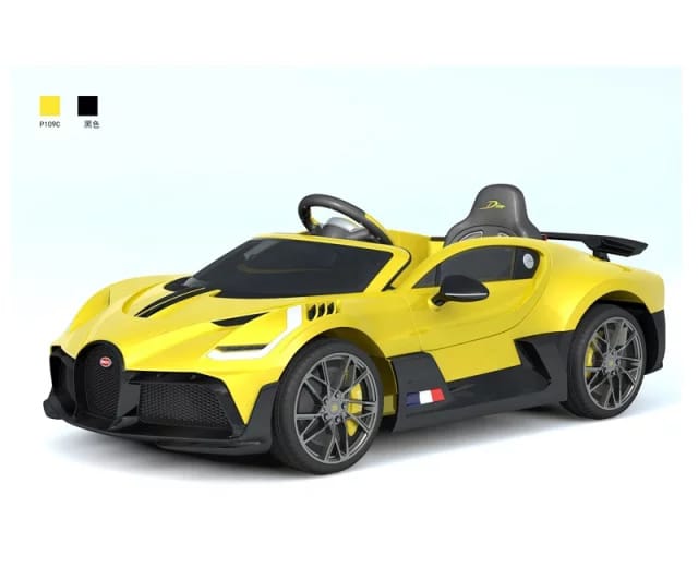 Carro a Batería Bugatti »LICENCIADO» Amarillo