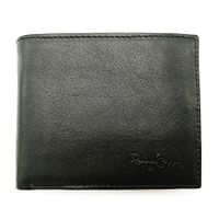 Billetera Clásica para Hombre en Cuero Genuino Negro 4025 Perry Jhan