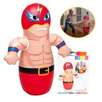 Porfiado Inflable Boxeador Rojo