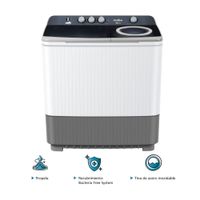 Lavadora Semiautomática Mabe 16kg Lmd6124pbbb0 Blanco