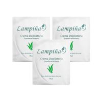 Crema Depiladora 30gr Lampiña 3 Und