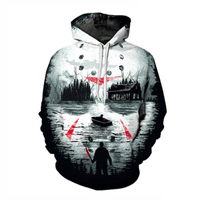 Sudadera con Capucha Blanco y Negro de Invierno Hombre Chompa Talla S (Small) Textil Importado