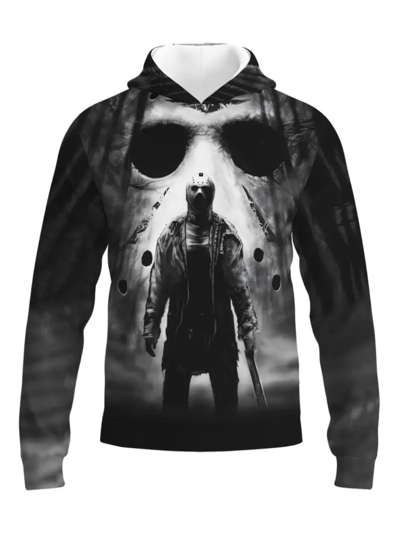 Sudadera con Capucha Negro Hombre Invierno Chompa Urbano Talla S (Small) Textil Importado