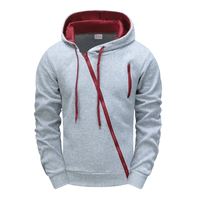 Sudadera con Capucha Blanco Hombre Urbano Chompa Invierno Talla M Textil Importado