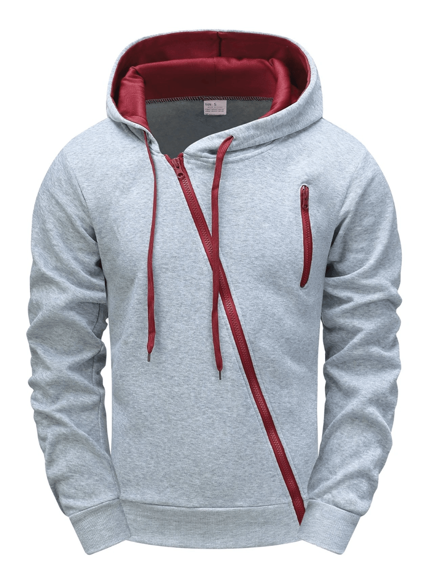 Sudadera con Capucha Blanco Hombre Urbano Chompa Invierno Talla M Textil Importado