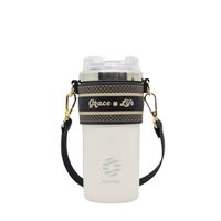 FJBottle - Taza térmica de café con aislamiento de acero inoxidable 500ml - Negro